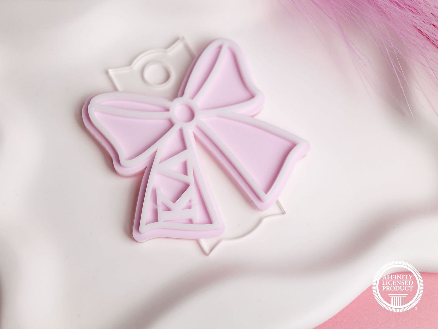 Kappa Delta Tumbler Tag - Sorority Pink Bow Tumbler Tag - KayDee Tumbler Topper - Tumbler Accessories