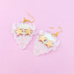 Buffalo Earrings - Iridescent Earrings - Bison Star Eye Earrings for Women - Mascot Earrings