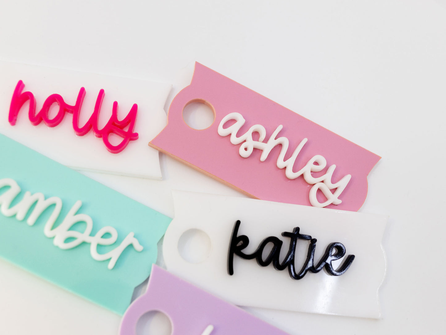 Personalized Tumbler Tag - Custom Design Your Tumbler Name Tag - Topper for Stanley Cups - Gifts for Teens - Tumbler Name Plate